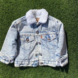 Kids Vintage Levi’s Sherpa Trucker
